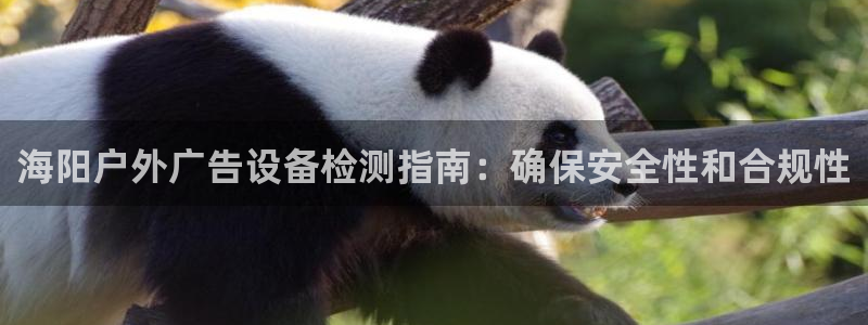 杏宇平台总代理是谁：海阳户外广告设备检测指南：确保安全性和合规性