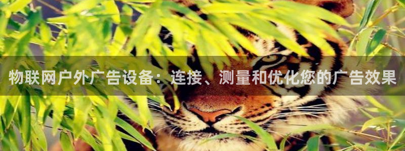 杏宇平台代理：物联网户外广告设备：连接、测量和优化您的广告效果