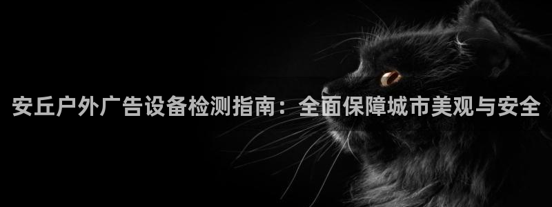 杏宇平台总代理电话：安丘户外广告设备检测指南：全面保障城市美观与安全