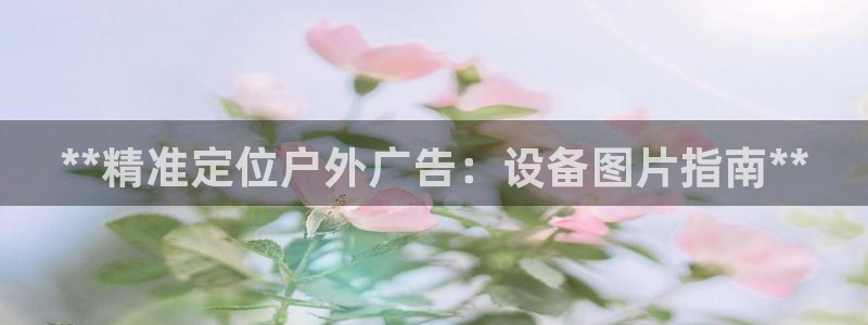 杏宇平台代理怎么样可靠吗：**精准定位户外广告：设备图片指南**