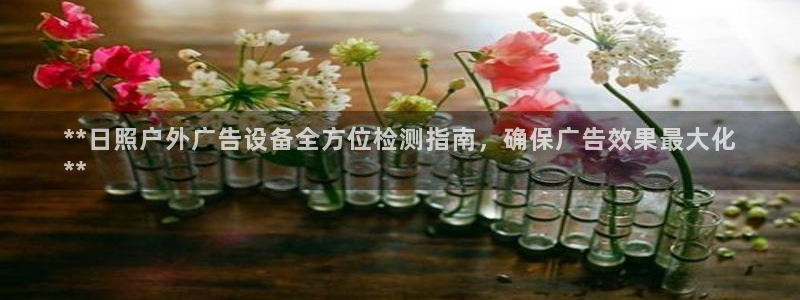 杏宇平台代理怎么样：**日照户外广告设备全方位检测指南，确保广告效果最大化
**