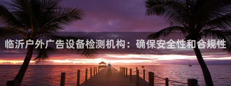 杏宇官方平台官网：临沂户外广告设备检测机构：确保安全性和合规性