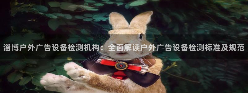 杏宇官方平台官网入口：淄博户外广告设备检测机构：全面解读户外广告设备检测标准及规范
