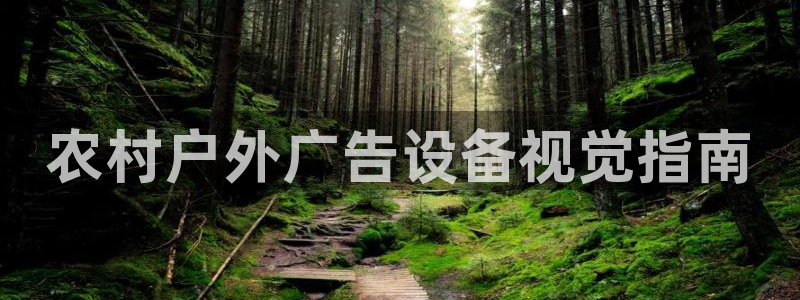 杏宇代理注册：农村户外广告设备视觉指南