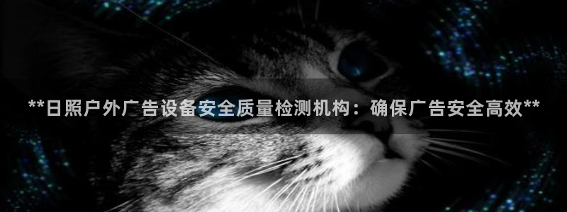 杏宇官方平台官网入口：**日照户外广告设备安全质量检测机构：确保广告安全高效**