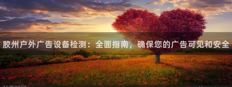 杏宇平台客服：胶州户外广告设备检测：全面指南，确保您的广告可见和安全
